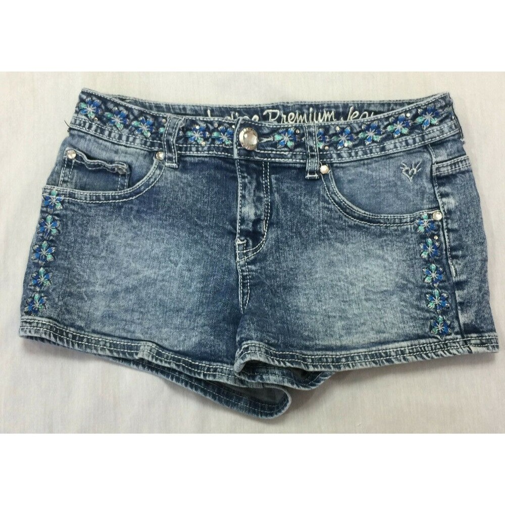 JUSTICE PREMIUM JEANS GIRLS SHORTS SIZE 10 1/2